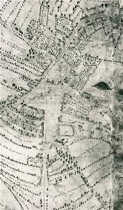 Toddington on Agas map of 1581 [X1-102]